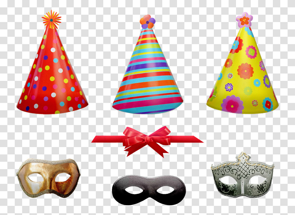 Birthday Items Celebration Hats Horn Birthday Gorros Para, Apparel, Rug, Party Hat Transparent Png