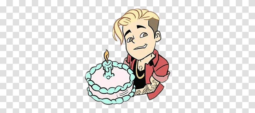 Birthday Justin Bieber Justmoji Bieber, Cake, Dessert, Food, Sweets Transparent Png