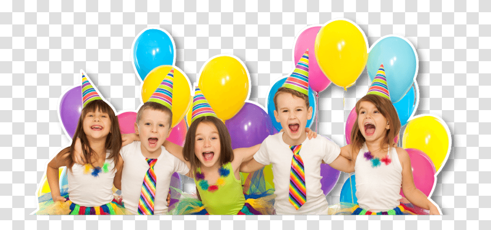Birthday Kids, Ball, Person, Tie, Balloon Transparent Png