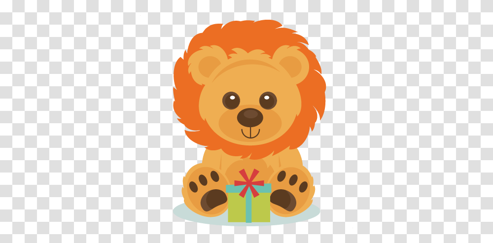 Birthday Lion Svg Scrapbook Cut File Cute Clipart Files For Baby Lion Cartoon Birthday, Teddy Bear, Toy Transparent Png