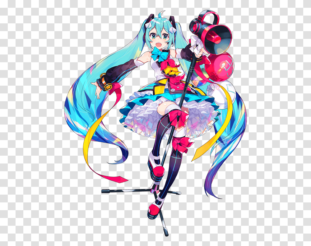 Birthday Message Project For Hatsune Miku A Collaboration Hatsune Miku Magical Mirai 2018, Person, Performer, Graphics, Art Transparent Png
