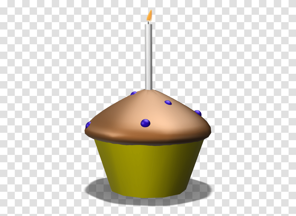 Birthday Muffin Cake, Lamp, Cupcake, Cream, Dessert Transparent Png