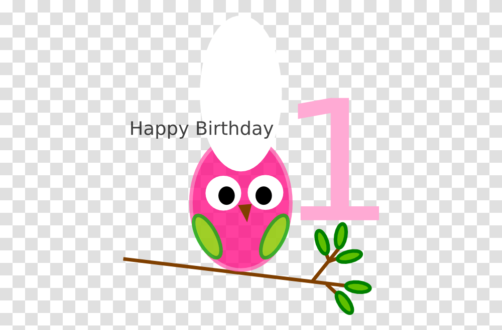 Birthday Owl Svg Clip Arts Happy 1st Birthday Meme, Number, Plant Transparent Png