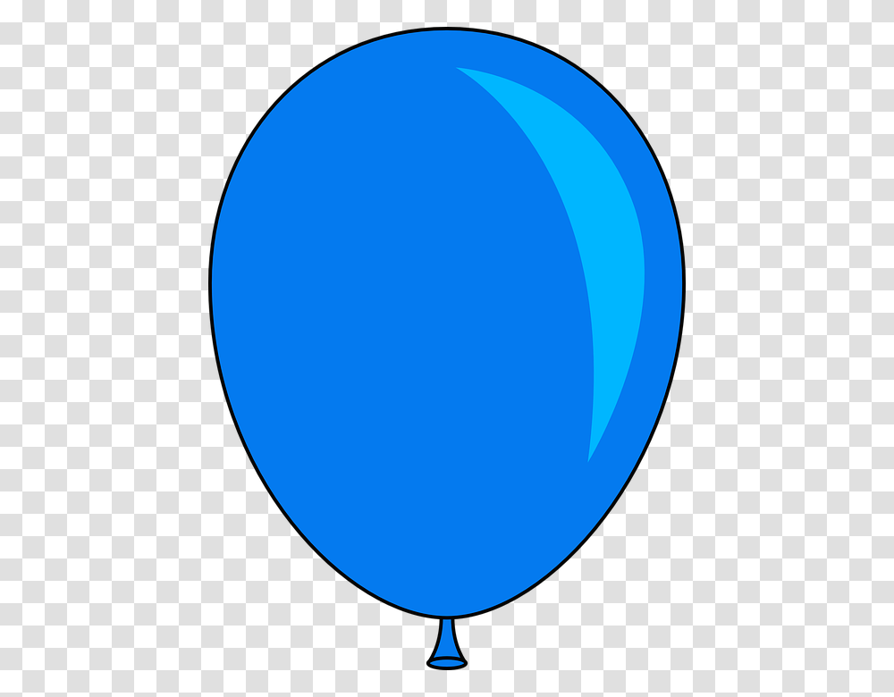 Birthday Party Balloon Floating Blue One Balloon Clip Art, Oval, Egg Transparent Png
