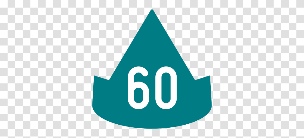 Birthday Party Hat 60th Irving Cares Sign, Number, Symbol, Text, Triangle Transparent Png