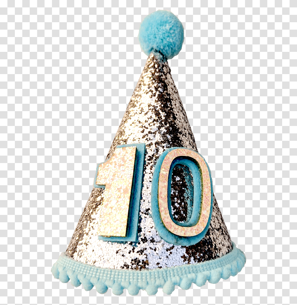Birthday Party Hat For Dogs Party Hat 10th Birthday, Clothing, Apparel, Triangle, Cone Transparent Png