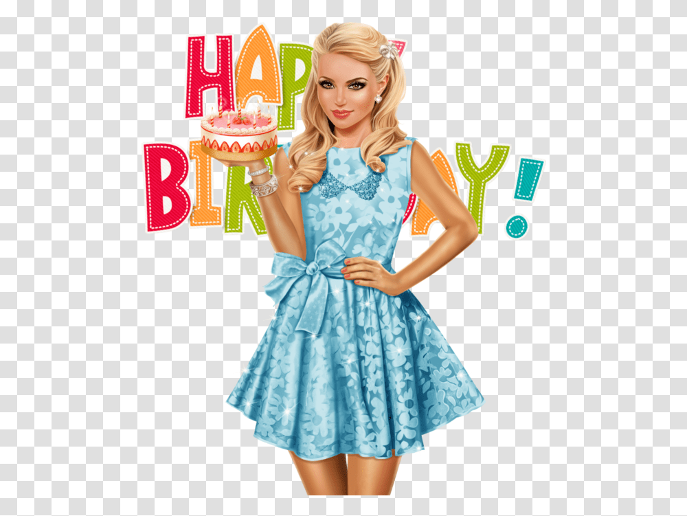 Birthday Png7 Nadpis Happy Birthday, Dress, Female, Person Transparent Png