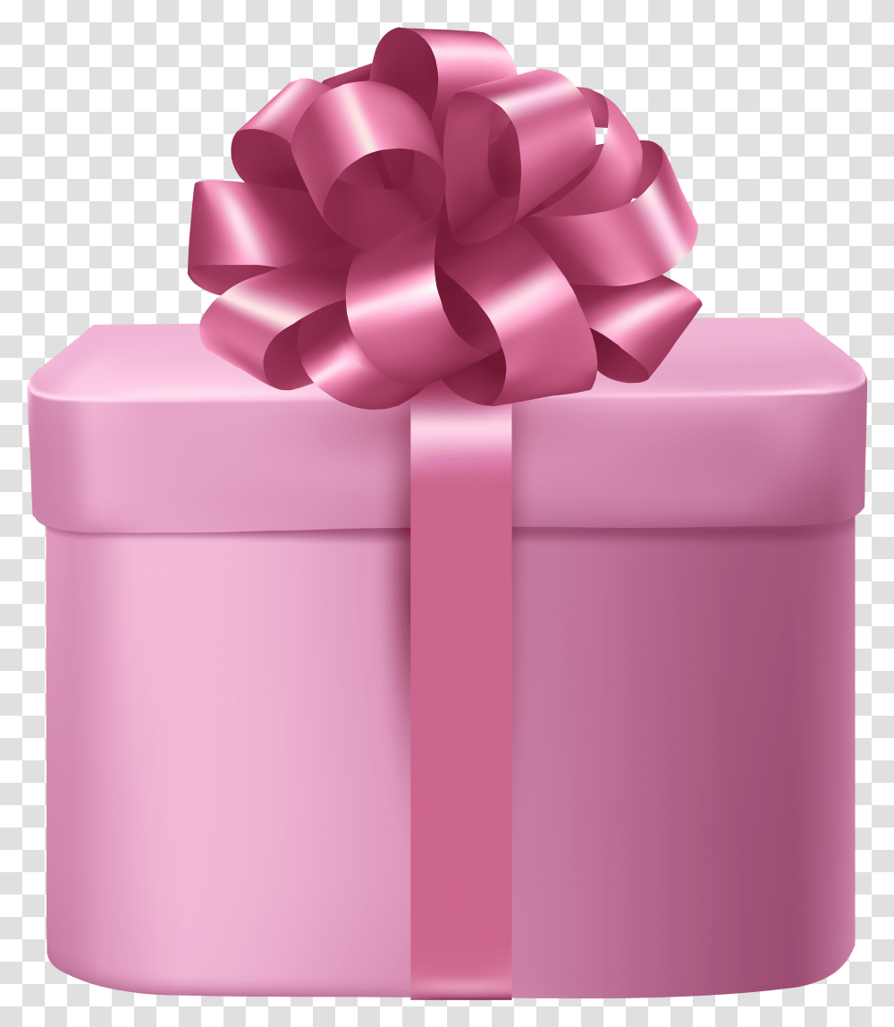 Birthday Present Clipart Gift Box Bow Free Clip Art Stock Pink Gift Clipart, Mailbox, Letterbox Transparent Png