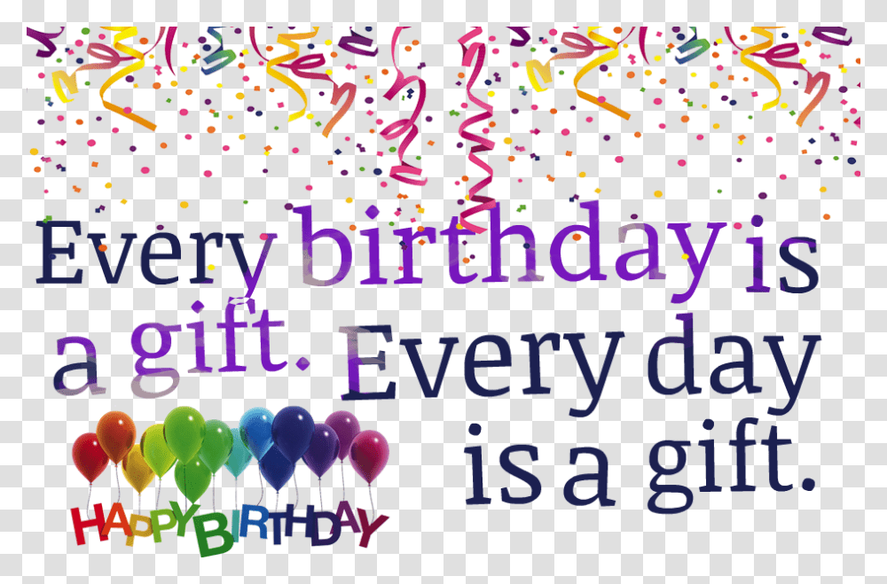 Birthday Quotes Photo Happy Birthday Quotes, Paper, Confetti Transparent Png