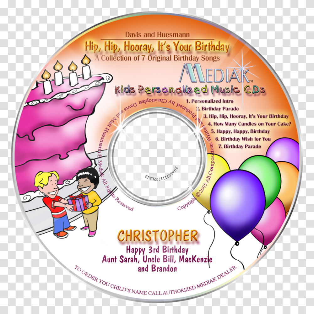 Birthday Songs, Disk, Dvd, Person, Human Transparent Png