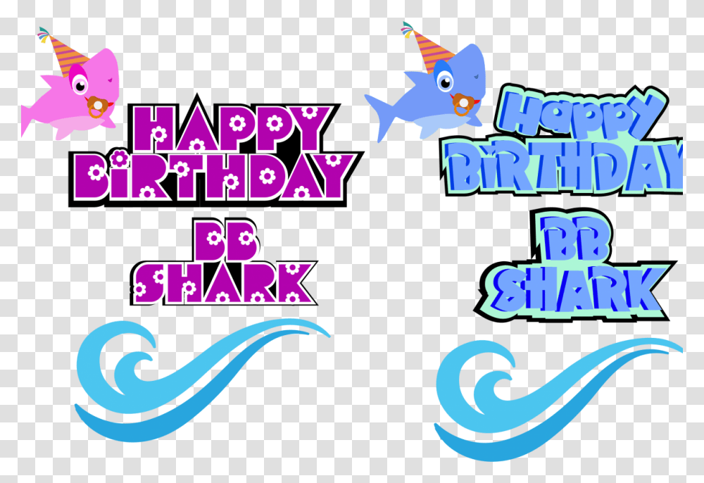 Birthday Svg Shark Boys Birthday Eps Dxf Cut Files, Label Transparent Png