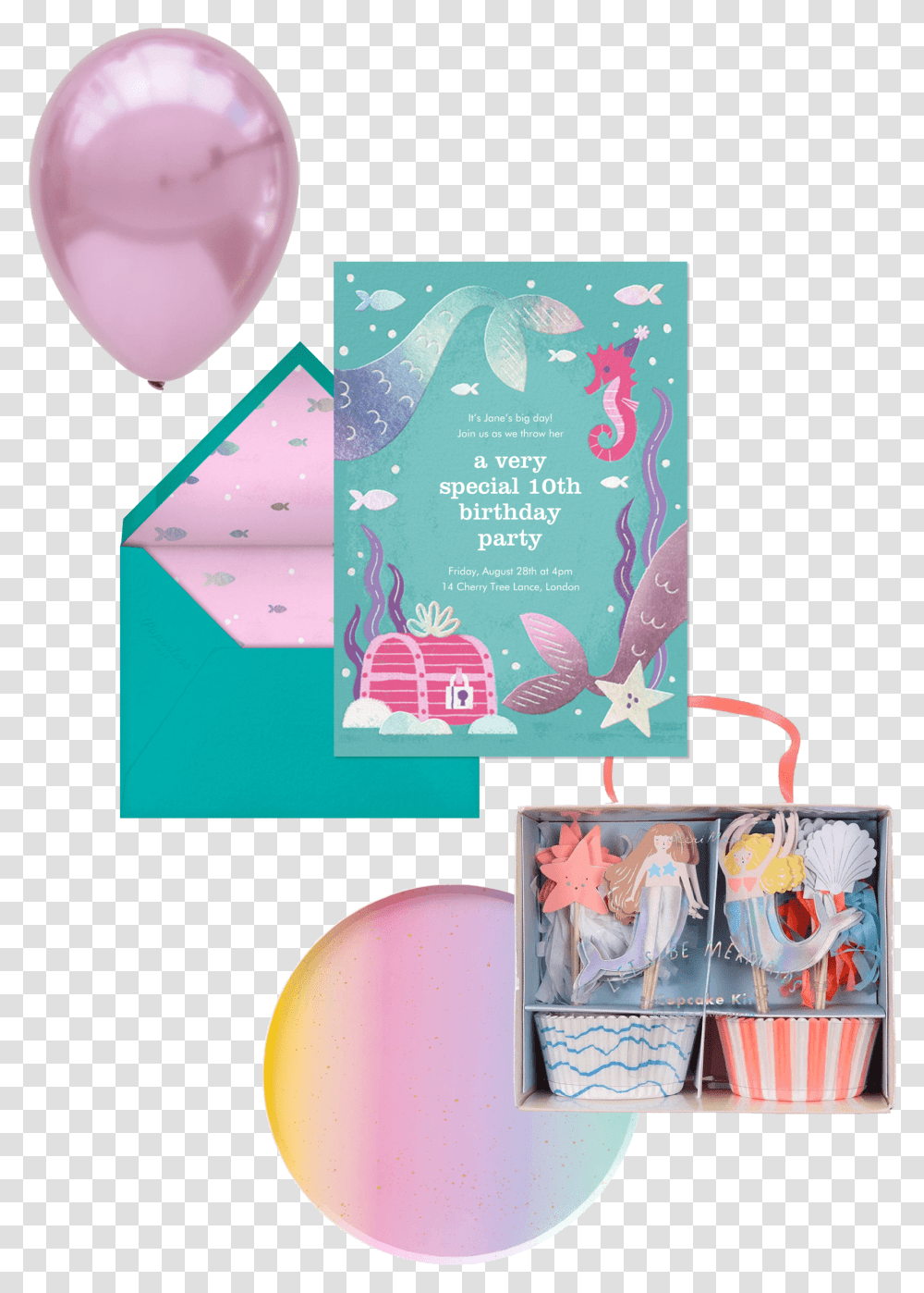 Birthday Themes We Love And The Supplies To Match Meri Meri Cupcake Kit, Advertisement, Poster, Flyer, Paper Transparent Png