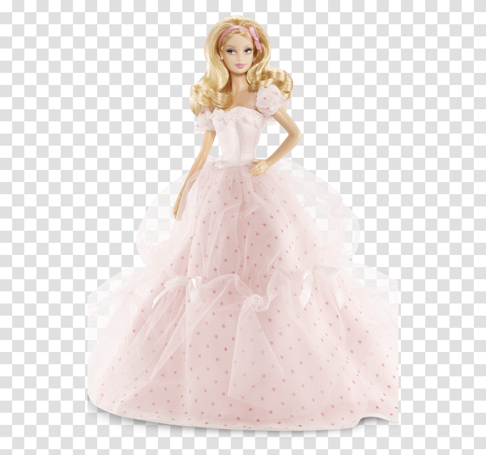 Birthday Wishes Barbie Doll Best Barbie Doll In The World, Toy, Wedding Gown, Robe, Fashion Transparent Png