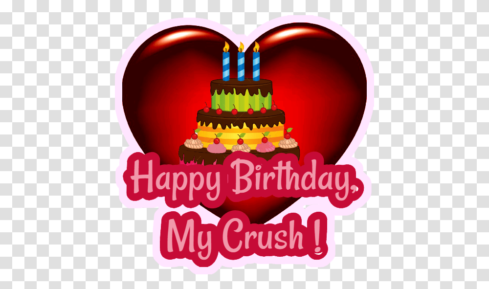 Birthday Wishes For Crush Greeting Cards Message 18 Cake Decorating Supply, Dessert, Food, Birthday Cake Transparent Png