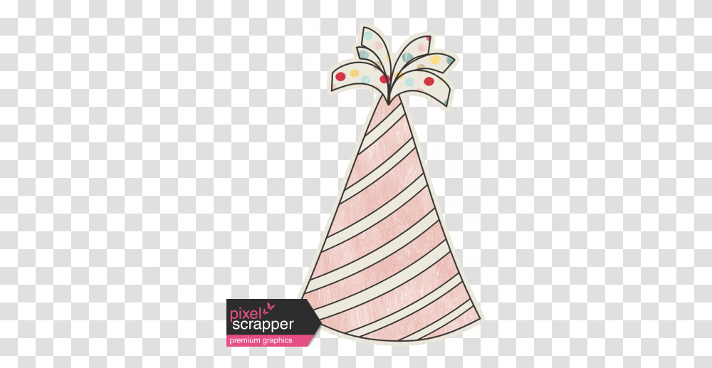 Birthday Wishes Pink Party Hat Sticker Graphic By Sheila Party Hat, Clothing, Apparel, Bird, Animal Transparent Png