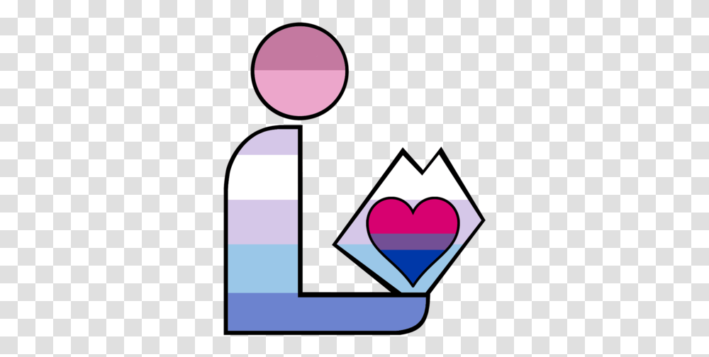 Bisexual Bigender Pride Library Logo Pansexual Pride, Heart Transparent Png