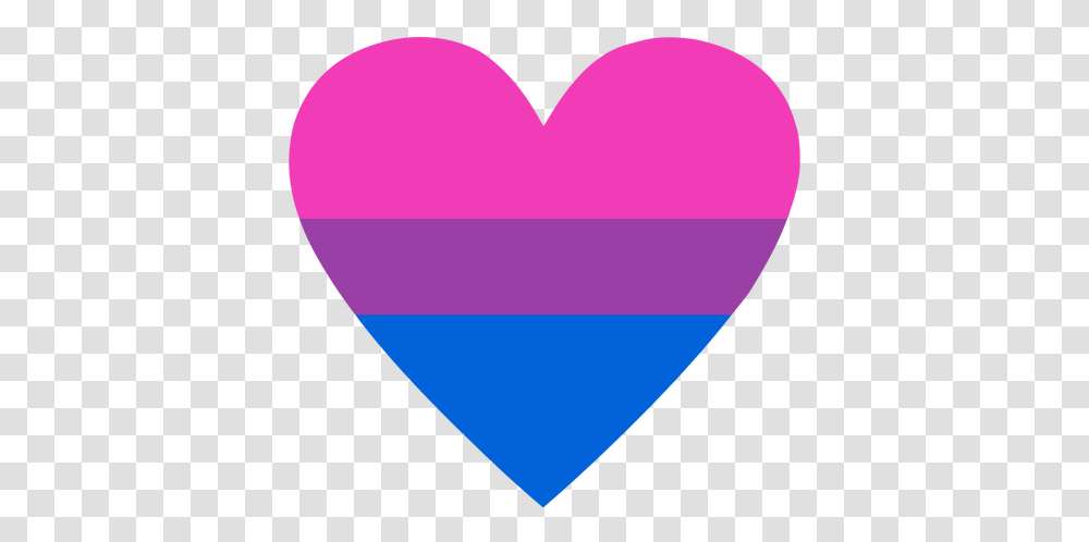 Bisexual Heart Stripe Flat & Svg Vector File Bisexual Things, Balloon, Plectrum Transparent Png