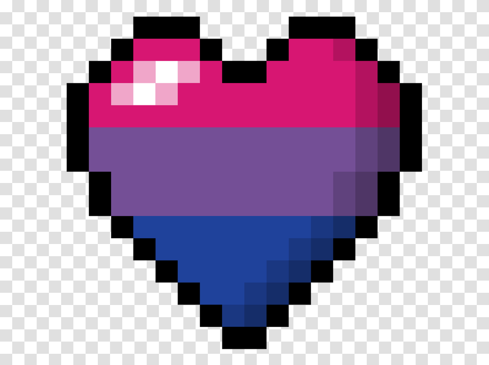 Bisexual Pixel Heart Gifts & Gear Pride How Do You Rock Your, First Aid, Pac Man, Text, Graphics Transparent Png