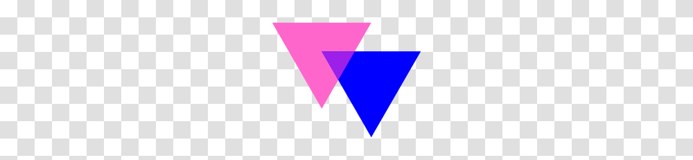 Bisexual Pride Flag, Triangle Transparent Png
