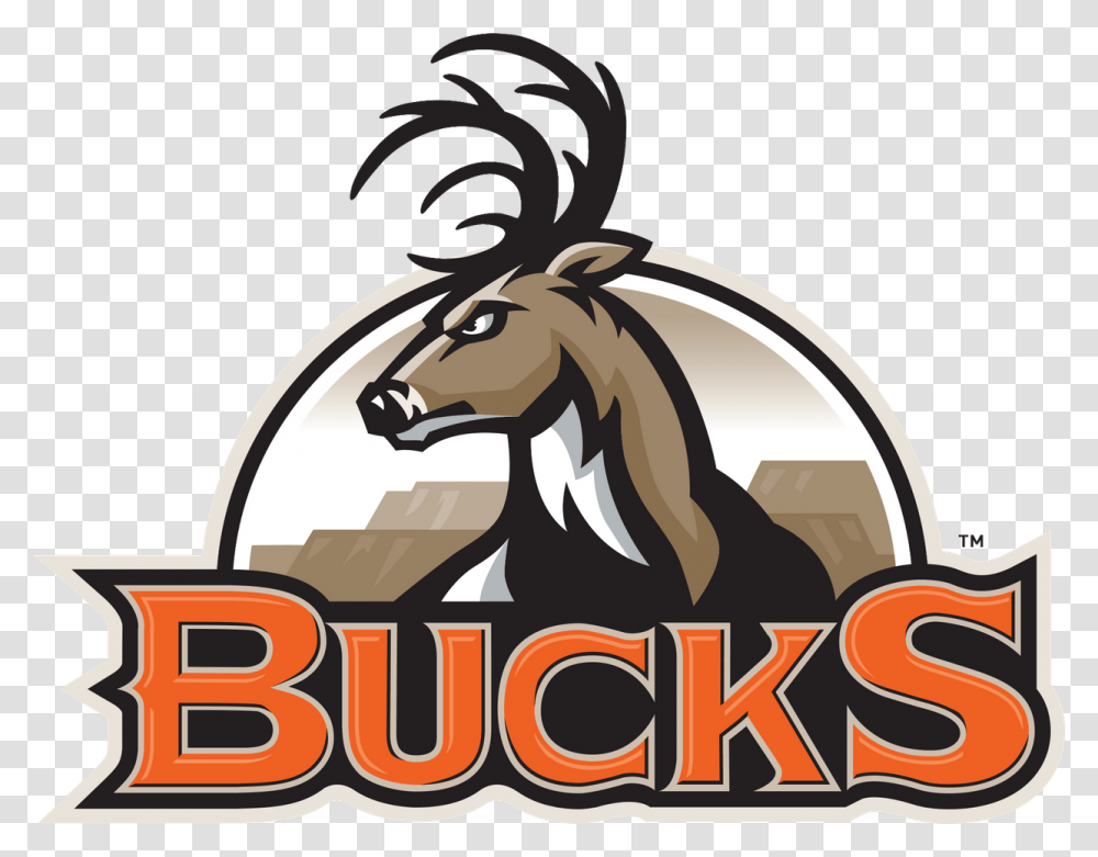 Bismarck Bucks Logo, Mammal, Animal, Wildlife Transparent Png