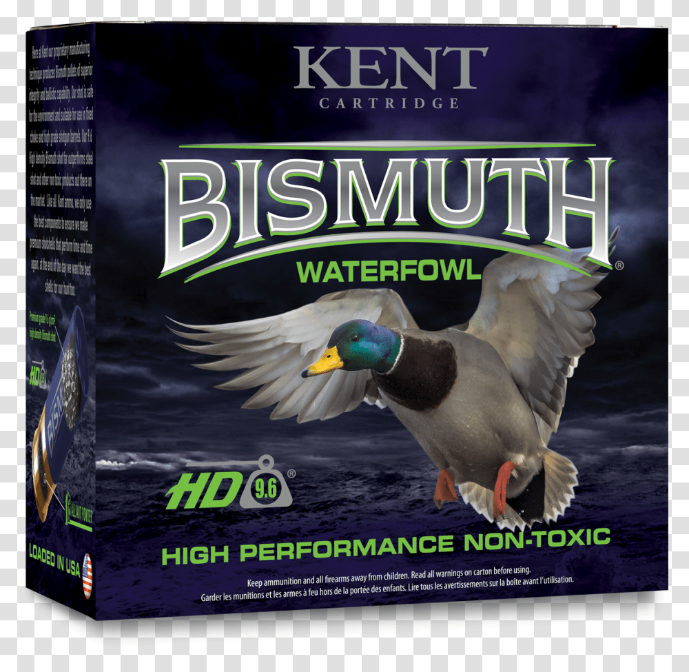 Bismuth Waterfowl Kent 20 Gauge Bismuth, Bird, Animal, Duck, Mallard Transparent Png