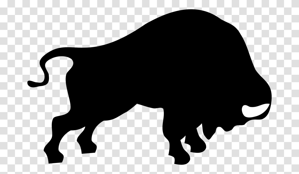 Bison Clipart Black And White, Moon, Outer Space, Night, Astronomy Transparent Png