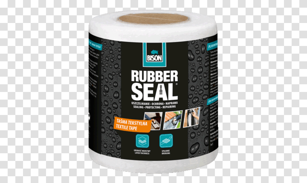 Bison Rubber Seal Textiln Pska 10 Cm X 10 M, Tin, Can, Person, Human Transparent Png