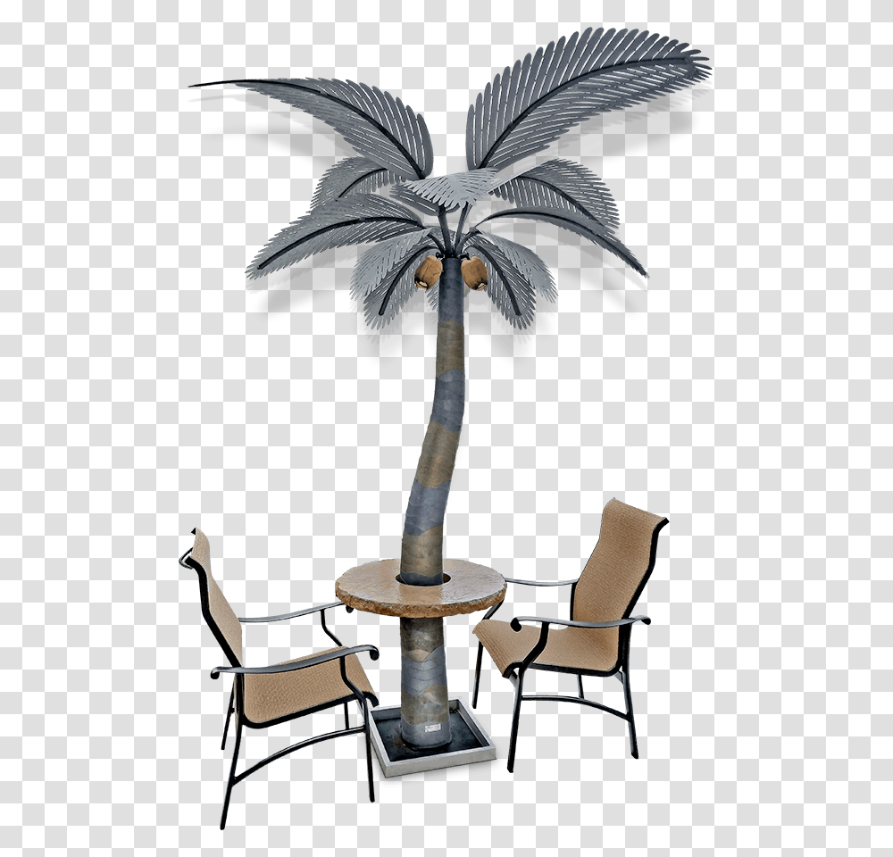 Bistro Table Chair, Tree, Plant, Furniture, Palm Tree Transparent Png