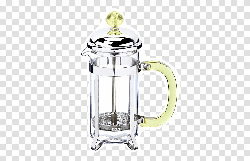 Bistrot Tea Maker Yellow Handle, Stein, Jug, Mixer, Appliance Transparent Png