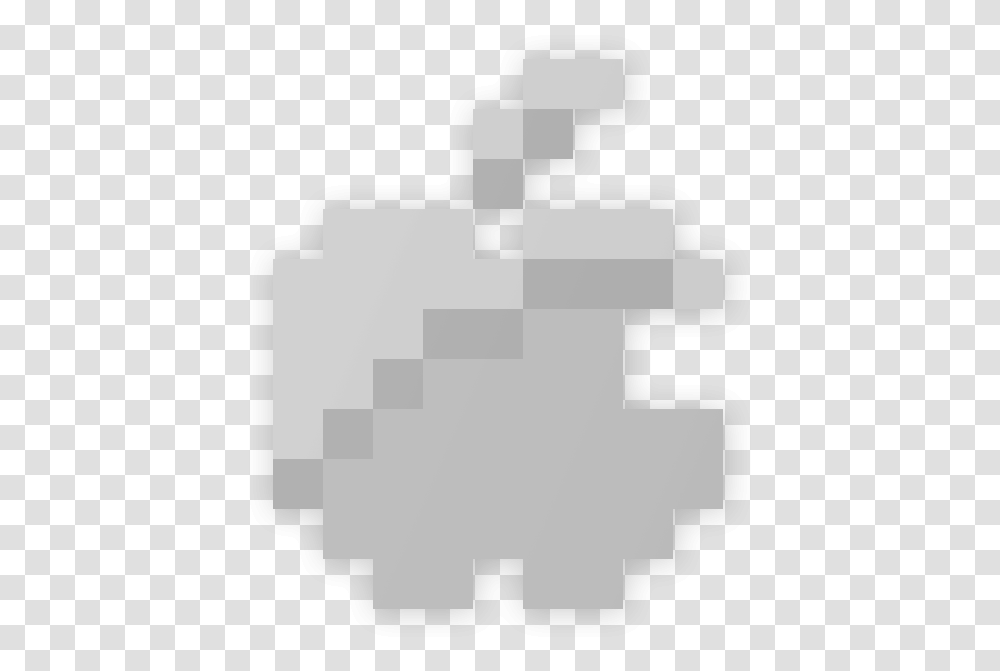 Bit Apple Logo Pixelated, Cross, Alphabet Transparent Png