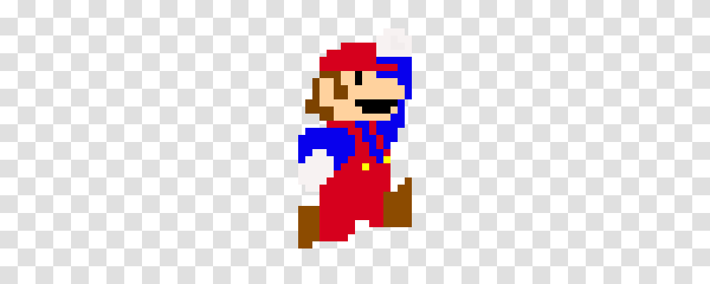 Bit Mario In Classic Mario Outfit Pixel Art Maker, Pac Man Transparent Png