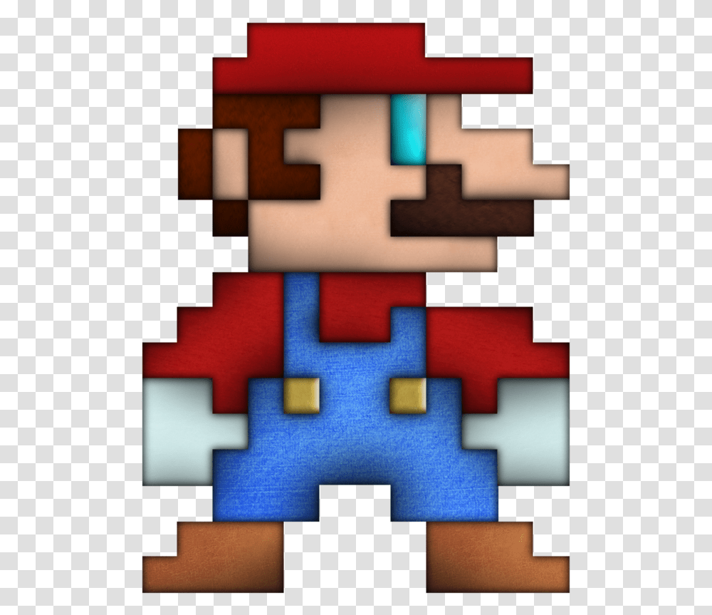 Bit Mario Mario Pixel, Cross, Pac Man Transparent Png