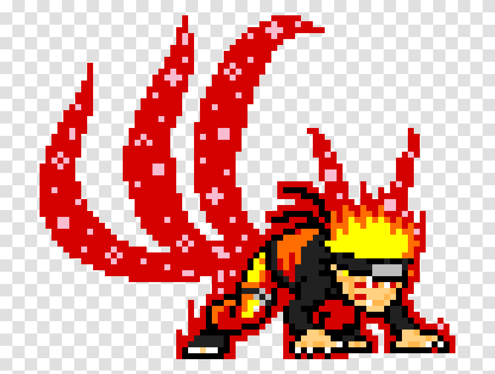 Bit Naruto Pixel Art, Rug, Dragon Transparent Png