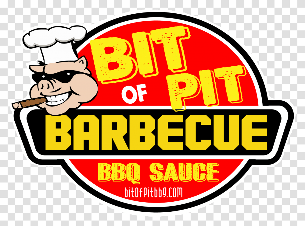Bit Of Pit Barbecue Sauces Hot Big, Label, Text, Advertisement, Poster Transparent Png