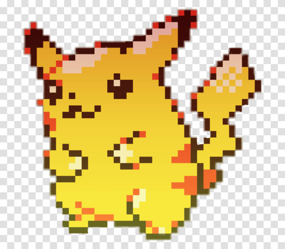 Bit Pikachu 8 Bit Pokemon, Rug, Paper Transparent Png