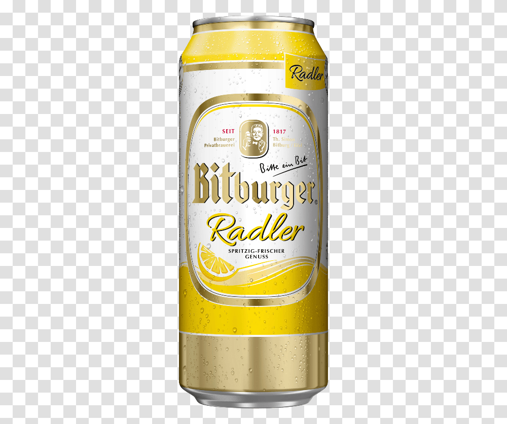 Bitburger Radler, Beer, Alcohol, Beverage, Drink Transparent Png