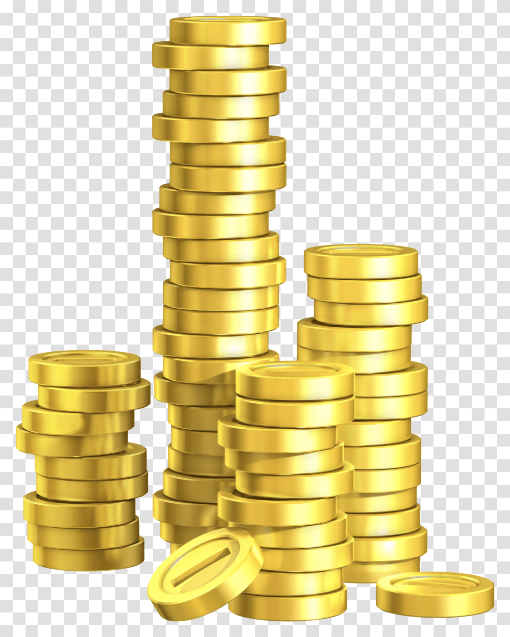 Bitcoin Cash Image Cartoon Gold Coins, Screw, Machine, Treasure, Money Transparent Png