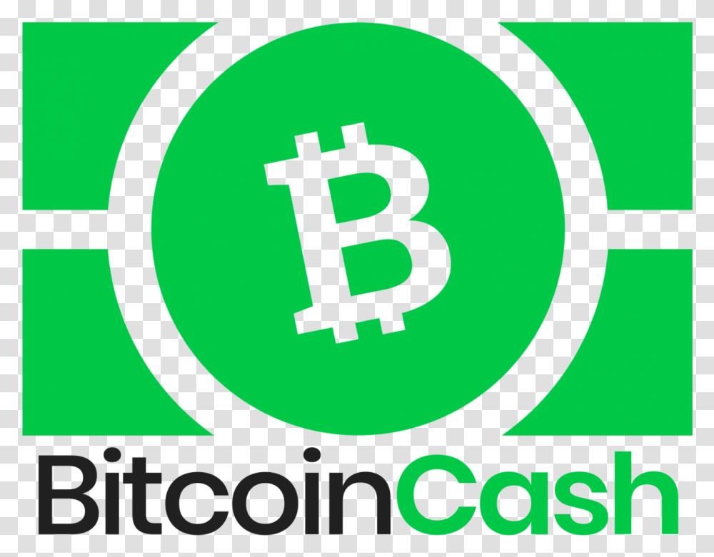 Bitcoin Cash Logo, Number, Trademark Transparent Png