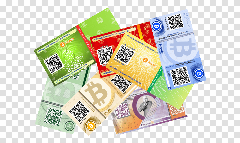 Bitcoin Cash Paper Wallet, QR Code, Flyer, Poster, Advertisement Transparent Png