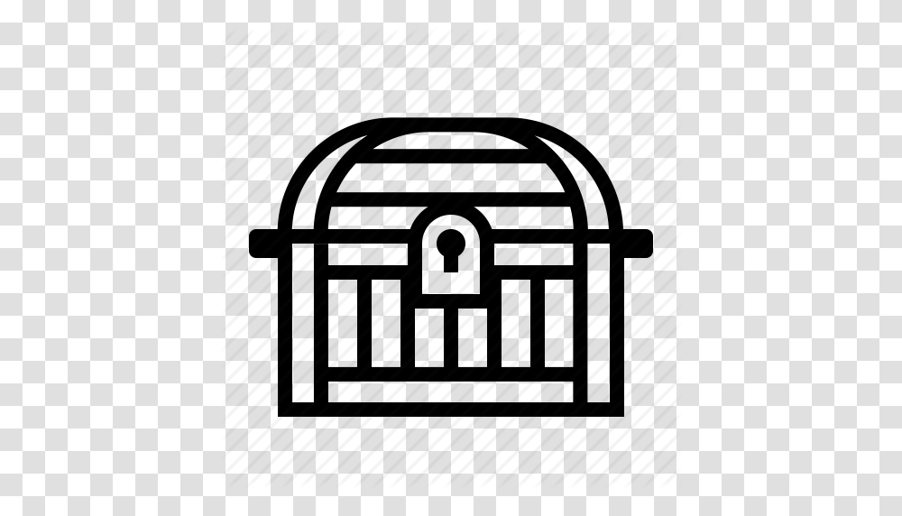 Bitcoin Chest Coin Currency Gold Money Pirate Treasure Icon, Basket, Shopping Basket, Bag, Briefcase Transparent Png