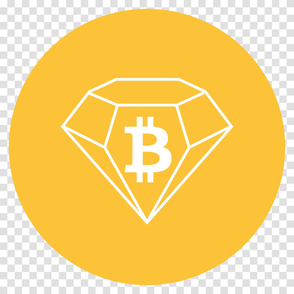 Bitcoin Diamond, Label, Tennis Ball, Logo Transparent Png