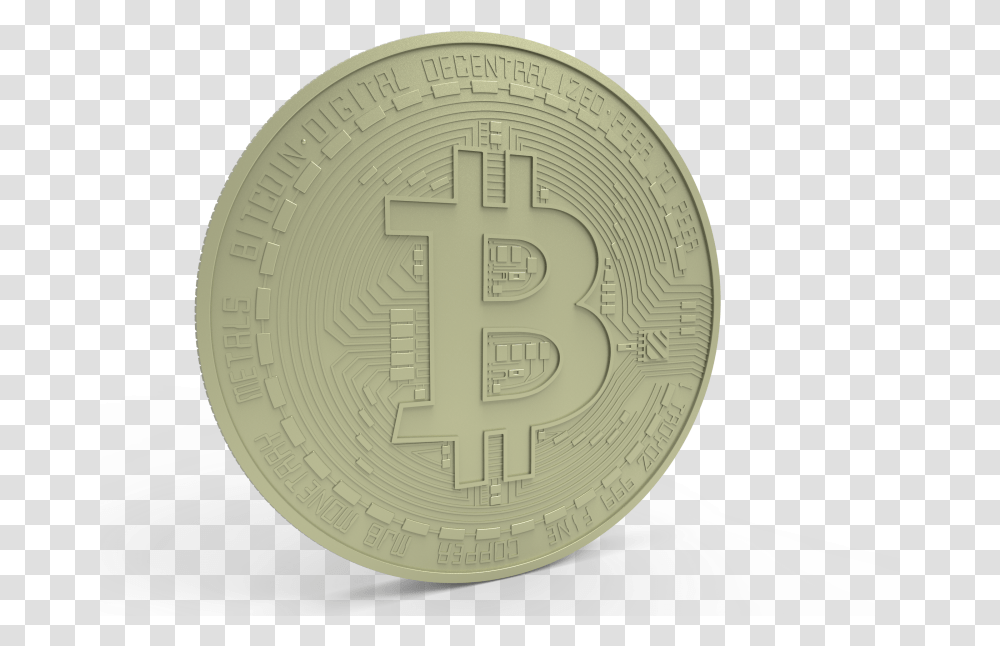 Bitcoin High Detailed Design For 3d Machining Coin, Money, Clock Tower, Architecture, Building Transparent Png