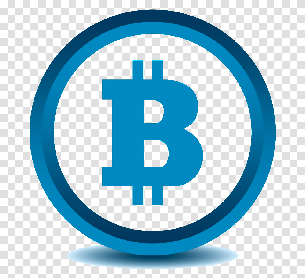 Bitcoin Icon Vector Blue Bitcoin Icon, Number, Alphabet Transparent Png