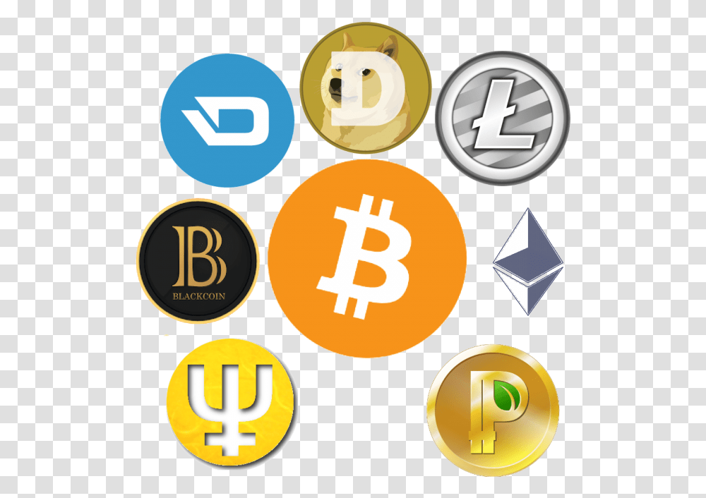 Bitcoin Litecoin Ethereum Logo, Number, Alphabet Transparent Png