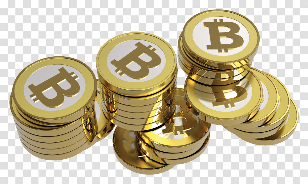 Bitcoin, Logo, Gold, Treasure Transparent Png