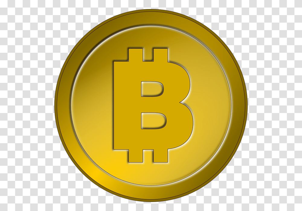 Bitcoin, Logo, Money, Gold Transparent Png