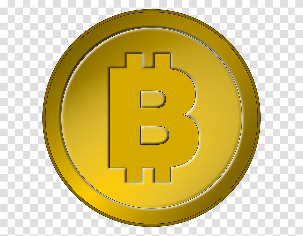 Bitcoin, Logo, Money, Gold Transparent Png