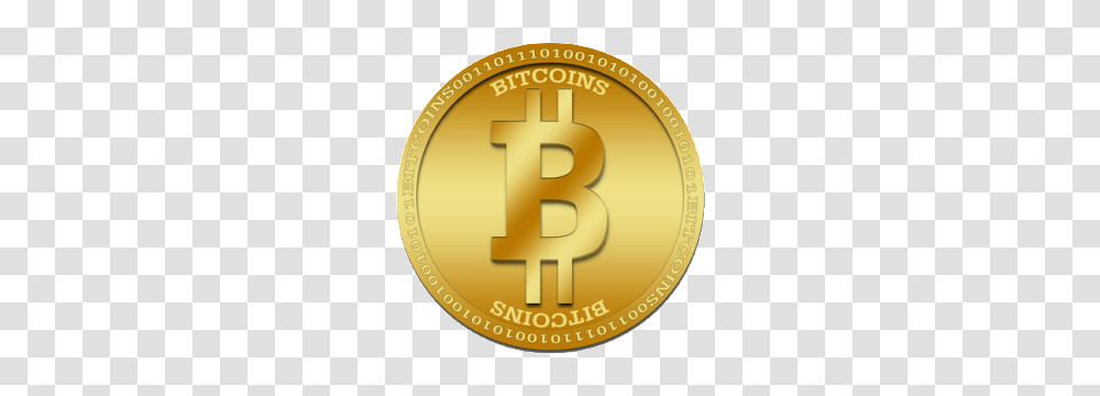 Bitcoin, Logo, Money, Gold Transparent Png