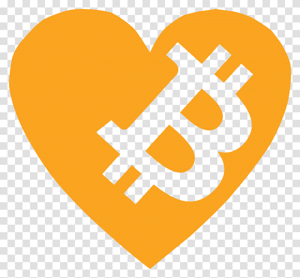 Bitcoin, Logo, Alphabet, Heart Transparent Png
