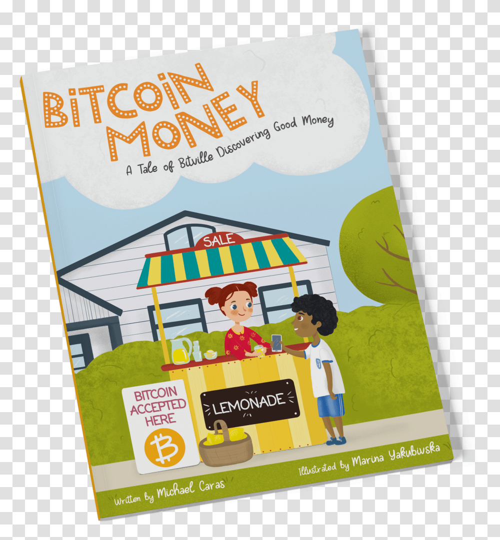 Bitcoin Money Book For Kids, Poster, Advertisement, Flyer, Paper Transparent Png